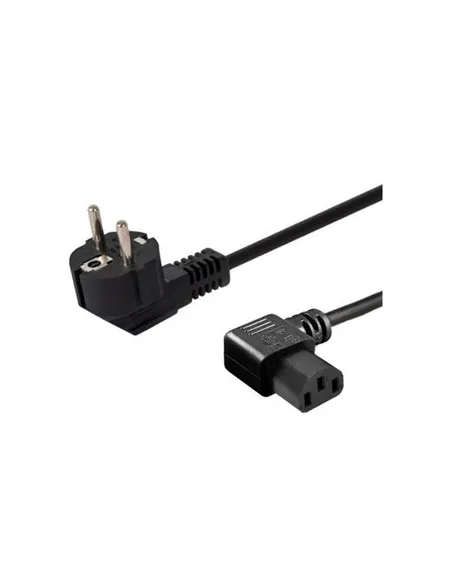CABLE ALIMENTACIÓN ANGULAR 1.2M SCHUKO-IEC C13