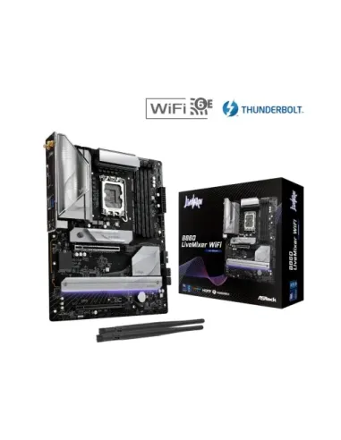 PLACA ASROCK B860 LIVEMIXER WIFI,INTEL,1851,B860,4DDR5,USB 10GBPS,WIFI,ATX