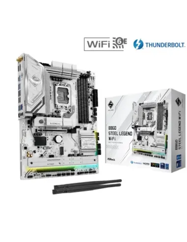 PLACA ASROCK B860 STEEL LEGEND WIFI,INTEL,1851,B860,4DDR5,USB 10GBPS,WIFI,ATX