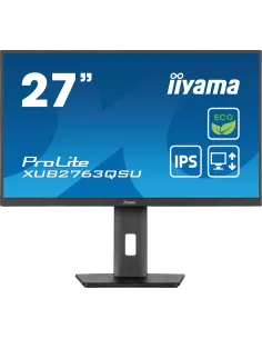 iiyama ProLite XUB2763QSU-B1 pantalla para PC 68,6 cm (27") 2560 x 1440 Pixeles Full HD LED Negro