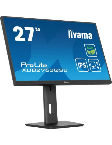 iiyama ProLite XUB2763QSU-B1 pantalla para PC 68,6 cm (27") 2560 x 1440 Pixeles Full HD LED Negro