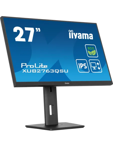 iiyama ProLite XUB2763QSU-B1 pantalla para PC 68,6 cm (27") 2560 x 1440 Pixeles Full HD LED Negro
