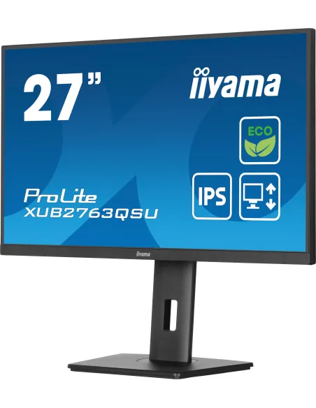 iiyama ProLite XUB2763QSU-B1 pantalla para PC 68,6 cm (27") 2560 x 1440 Pixeles Full HD LED Negro