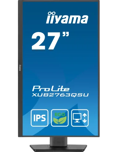 iiyama ProLite XUB2763QSU-B1 pantalla para PC 68,6 cm (27") 2560 x 1440 Pixeles Full HD LED Negro