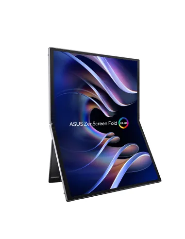 ASUS ZenScreen Fold OLED MQ17QH pantalla para PC 43,9 cm (17.3") 2560 x 1920 Pixeles Quad HD Plata