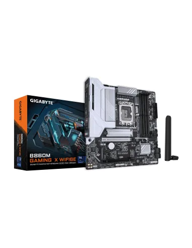 GIGABYTE B860M GAMING X WIFI6E Placa base - CPUs Intel Core Ultra, VRM de 8+1+2+2 fases, hasta 9200MHz DDR5, 1xPCIe 5.0 +