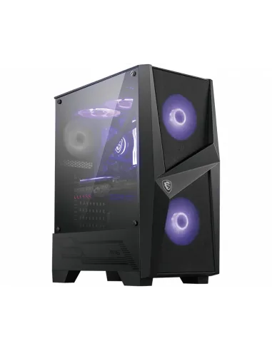 MSI MAG Forge 100M Midi Tower Negro, Transparente