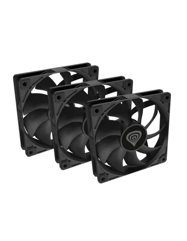 GENESIS Oxal 120 Carcasa del ordenador Ventilador 12 cm Negro 3 pieza(s)