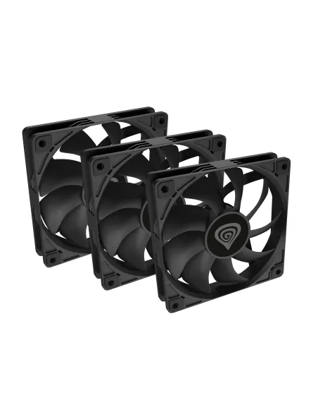 GENESIS Oxal 120 Carcasa del ordenador Ventilador 12 cm Negro 3 pieza(s)