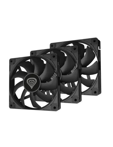 GENESIS Oxal 120 Carcasa del ordenador Ventilador 12 cm Negro 3 pieza(s)