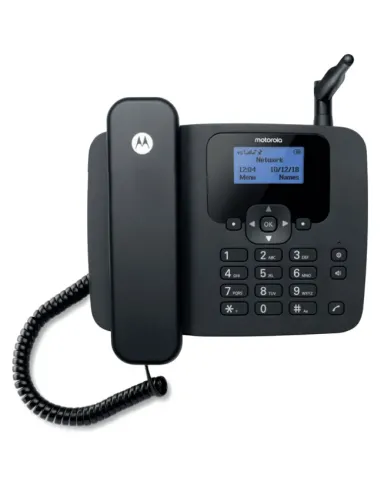 Motorola FW410 Teléfono DECT Identificador de llamadas Negro