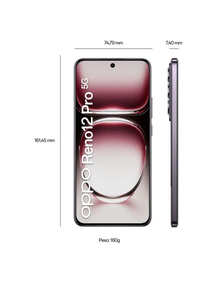 OPPO Reno 12 Pro 17 cm (6.7") SIM doble Android 14 5G USB Tipo C 12 GB 512 GB 5000 mAh Negro