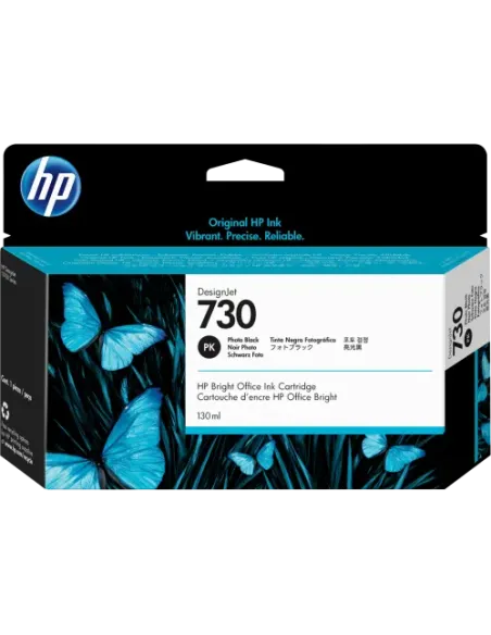 HP Cartucho de tinta HP DesignJet 730 negro fotográfico de 130 ml HP Cartucho de tinta HP DesignJet 730 negro fotográfico de 130 ml