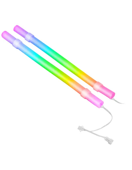 Mars Gaming MCA-WT, Funda ARGB para Tubos de Refrigeración Líquida, 30 LEDs Ultra Brillantes Personalizables ARGB, Silicona Eco