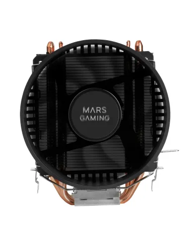 Mars Gaming MCPUBK, Disipador CPU, 4 Heatpipes HCT, TDP 160W, Ventilador PWM 11cm, Negro