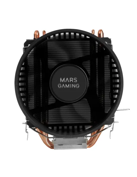 Mars Gaming MCPUBK, Disipador CPU, 4 Heatpipes HCT, TDP 160W, Ventilador PWM 11cm, Negro