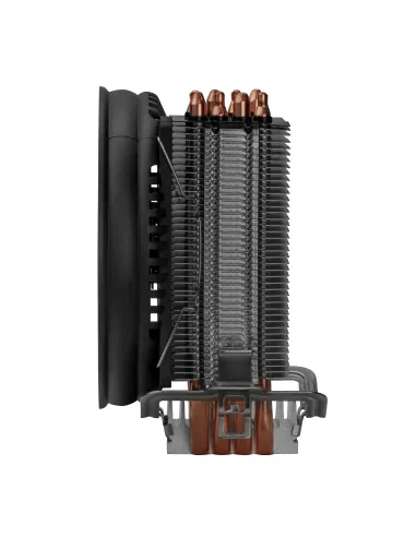 Mars Gaming MCPUBK, Disipador CPU, 4 Heatpipes HCT, TDP 160W, Ventilador PWM 11cm, Negro