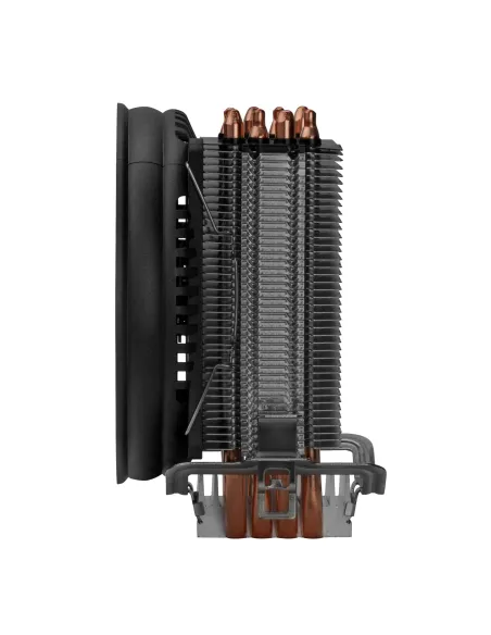 Mars Gaming MCPUBK, Disipador CPU, 4 Heatpipes HCT, TDP 160W, Ventilador PWM 11cm, Negro