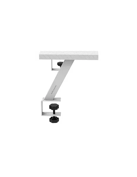 Mars Gaming MGDS, Soporte Elevador Monitor, Eleva el Monitor 17cm, Soporte de Mesa Ergonómico en Acero, Tablero Fibra Carbono