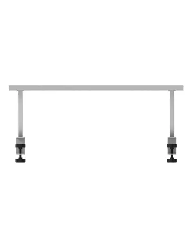 Mars Gaming MGDS, Soporte Elevador Monitor, Eleva el Monitor 17cm, Soporte de Mesa Ergonómico en Acero, Tablero Fibra Carbono