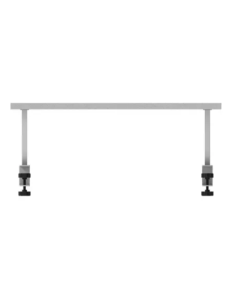 Mars Gaming MGDS, Soporte Elevador Monitor, Eleva el Monitor 17cm, Soporte de Mesa Ergonómico en Acero, Tablero Fibra Carbono