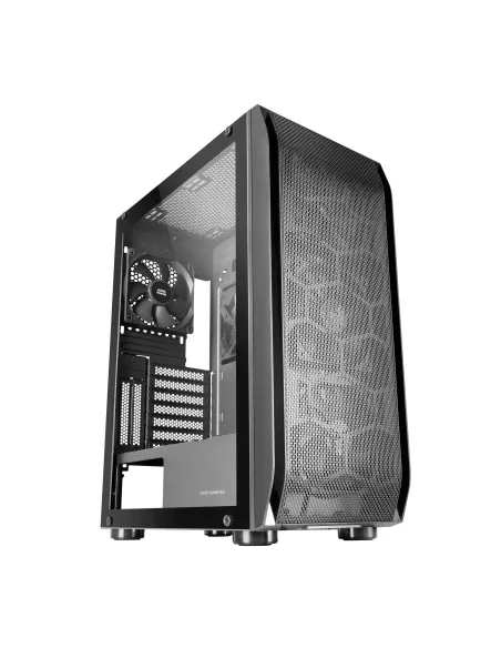 Mars Gaming MC-PRO2, Torre Profesional E-ATX, Sistema CPU Freezer, 5 Ventiladores Ultra-silenciosos y Frontal Metal-Mesh, Color