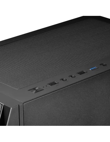 Mars Gaming MC-PRO2, Torre Profesional E-ATX, Sistema CPU Freezer, 5 Ventiladores Ultra-silenciosos y Frontal Metal-Mesh, Color