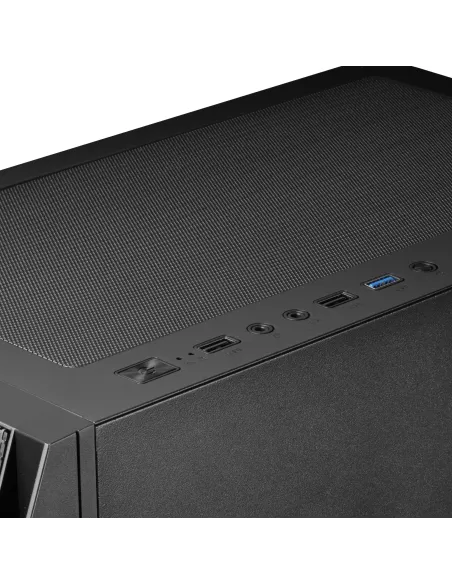 Mars Gaming MC-PRO2, Torre Profesional E-ATX, Sistema CPU Freezer, 5 Ventiladores Ultra-silenciosos y Frontal Metal-Mesh, Color