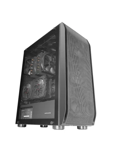Mars Gaming MC-PRO2, Torre Profesional E-ATX, Sistema CPU Freezer, 5 Ventiladores Ultra-silenciosos y Frontal Metal-Mesh, Color