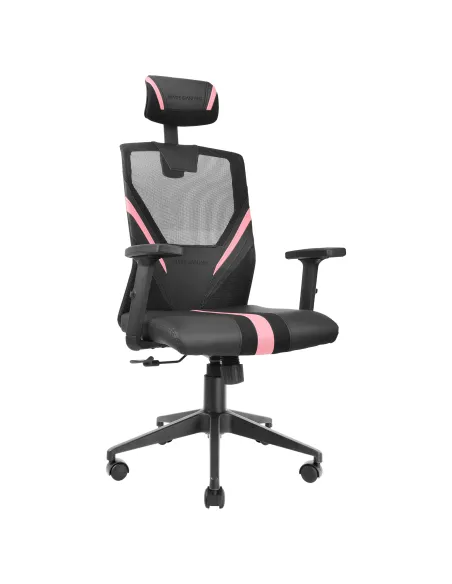 Mars Gaming MGCERGOBPK Silla Gaming, Rosa, Grande