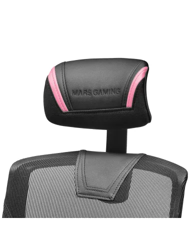Mars Gaming MGCERGOBPK Silla Gaming, Rosa, Grande
