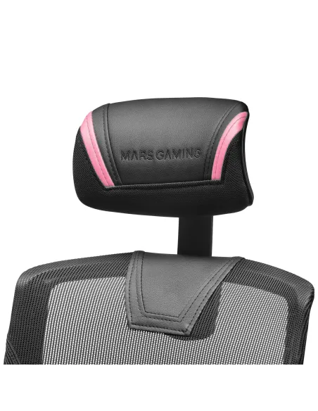 Mars Gaming MGCERGOBPK Silla Gaming, Rosa, Grande