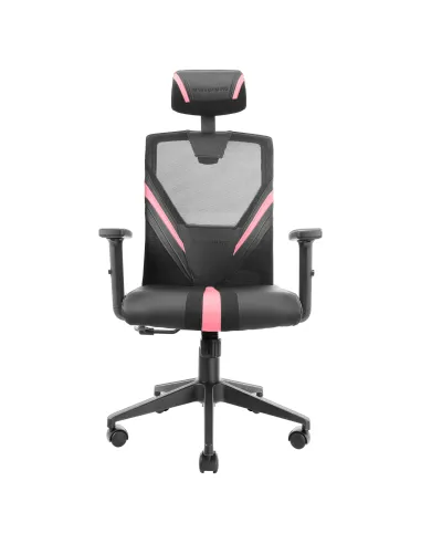 Mars Gaming MGCERGOBPK Silla Gaming, Rosa, Grande