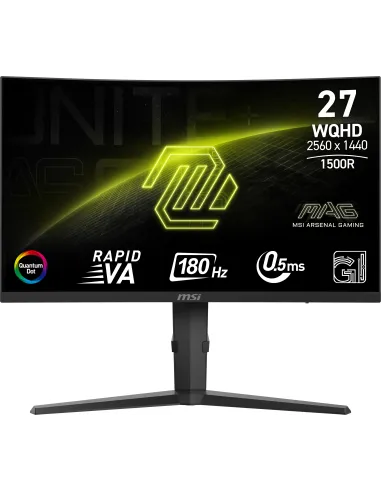 MSI MAG 275CQRF QD E2 pantalla para PC 68,6 cm (27") 2560 x 1440 Pixeles Wide Quad HD Negro