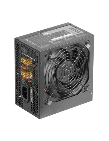 Tacens Anima APIII500, Fuente Alimentación PC ATX 500W, Tecnología SMD 85% Bronze 12V, Ventilador Ultra-silencioso 12cm, Negro