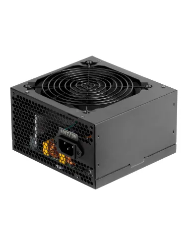 Tacens Anima APIII500, Fuente Alimentación PC ATX 500W, Tecnología SMD 85% Bronze 12V, Ventilador Ultra-silencioso 12cm, Negro