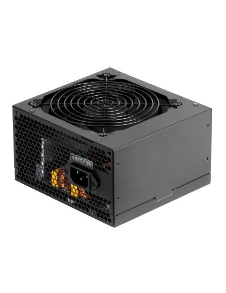 Tacens Anima APIII500, Fuente Alimentación PC ATX 500W, Tecnología SMD 85% Bronze 12V, Ventilador Ultra-silencioso 12cm, Negro