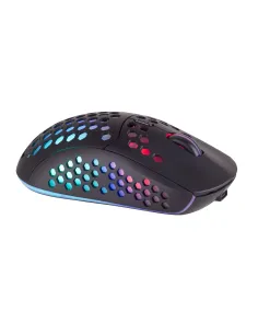 Mars Gaming MMW3, Ratón Gaming Inalámbrico, RGB Flow, Ultraligero 79g, 3200DPI, Negro 2