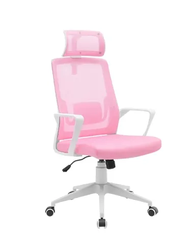 Mars Gaming MGC-ERGOLITE, Silla Gaming Ergonómica, Respaldo Malla Transpirable, Reposacabezas Ajustable y Soporte Lumbar,