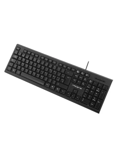 Tacens Anima AK0 - Teclado profesional (membrana, pulsación optimizada, diseño ecológico, USB 2.0, Mac Linux Windows