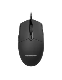 Tacens Anima AMG, Ratón Profesional Ergonómico, Diseño Natural Ultraligero, 3200DPI, Switches Mecánicos HUANO, Negro