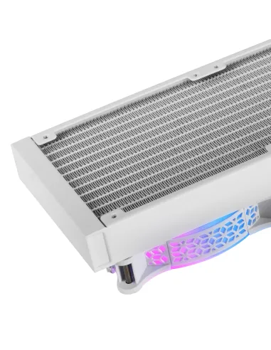 Mars Gaming ML-ULTRA360 Blanco, Refrigeración Líquida CPU, TDP 650W, Espejo Infinito, 3 Ventiladores Silenciosos FDB ARGB,