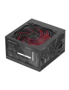 Mars Gaming MPIII650, Fuente Alimentación PC ATX 650W, 5 Años de Garantía, 85% Eficiencia, Sistema Digital APFC, Ventilador FDB