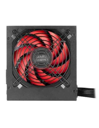 Mars Gaming MPIII650, Fuente Alimentación PC ATX 650W, 5 Años de Garantía, 85% Eficiencia, Sistema Digital APFC, Ventilador FDB