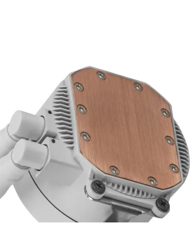 Mars Gaming ML-ONE240 Blanco, Refrigeración Líquida CPU, TDP 400W, Espejo Infinito, 2 Ventiladores FRGB Silenciosos,