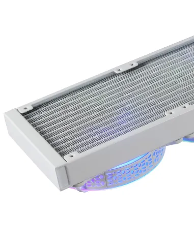 Mars Gaming ML-ONE240 Blanco, Refrigeración Líquida CPU, TDP 400W, Espejo Infinito, 2 Ventiladores FRGB Silenciosos,