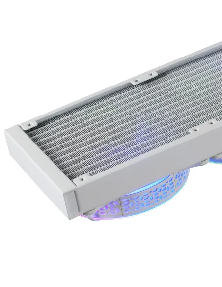 Mars Gaming ML-ONE240 Blanco, Refrigeración Líquida CPU, TDP 400W, Espejo Infinito, 2 Ventiladores FRGB Silenciosos,