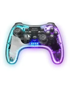 Mars Gaming Gamepad Inalámbrico 2.4GPRO, Neon RGB, Vibración Háptica Dual, Joysticks Analógicos, Mando para PC, PS3, PS4, PS5, 2