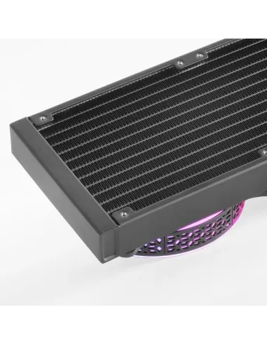 Mars Gaming ML-ONE240, Refrigeración Líquida CPU, TDP 400 W, Espejo Infinito, 2 Ventiladores FRGB Silenciosos, Multisocket