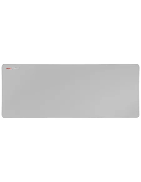 Mars Gaming MMPXLS Plata, Alfombrilla Gaming XL, Doble capa Nanotejido y Goma Natural, 800x300x4mm